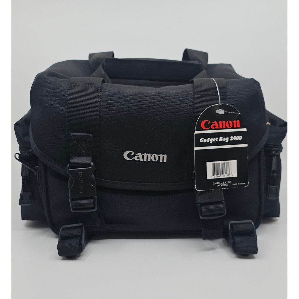 Canon Gadget Bag 2400 Black Camera Shoulder Bag with Padded Dividers 7507A004AA